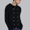 Pull militaire à capuche en maille