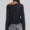 Pull noir Stray Knit