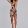 Robe en macramé faite main « Feliz »