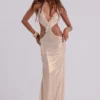 Robe longue dos nu Vida dorée