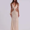 Robe longue dos nu Vida dorée