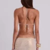 Robe longue dos nu Vida dorée