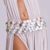 Robe longue Oryx avec coquillages