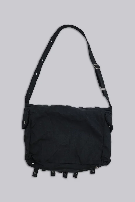 Sac à bandoulière en denim enduit « Drummer »