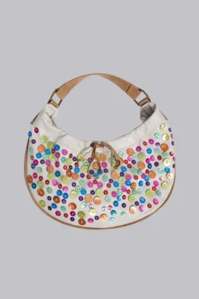 Sac à bandoulière Mavie à boutons