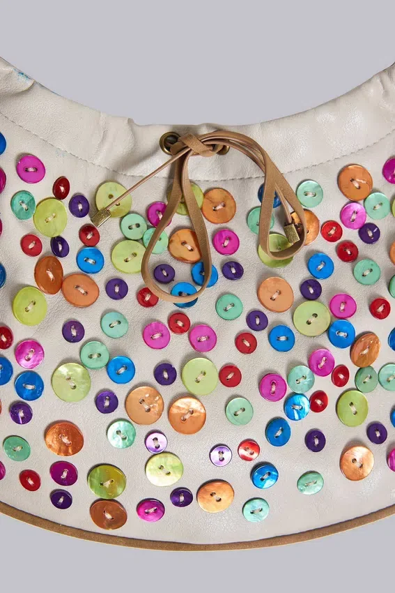 Sac à bandoulière Mavie à boutons
