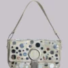 Sac à bandoulière métallisé à miroirs Chara