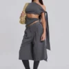 Sac en cuir clouté Osmium, couleur crème