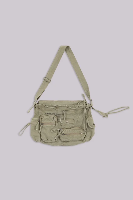 Sacoche utilitaire militaire kaki