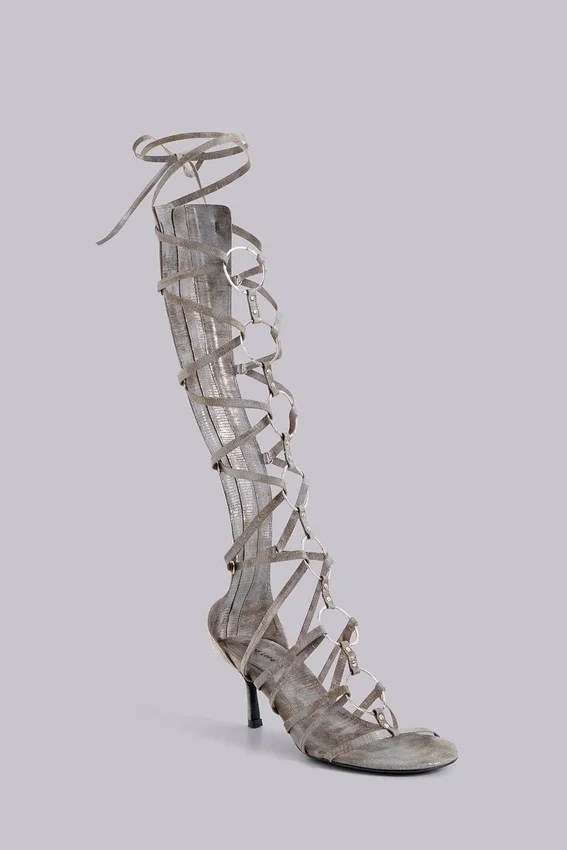 Sandales à talons style gladiateur Zira