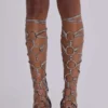 Sandales à talons style gladiateur Zira