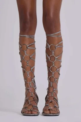 Sandales à talons style gladiateur Zira