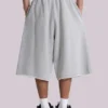 Short baggy de jogging « Monster Joggers » gris chiné
