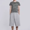 Short baggy de jogging « Monster Joggers » gris chiné