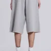 Short baggy de jogging « Monster Joggers » gris chiné