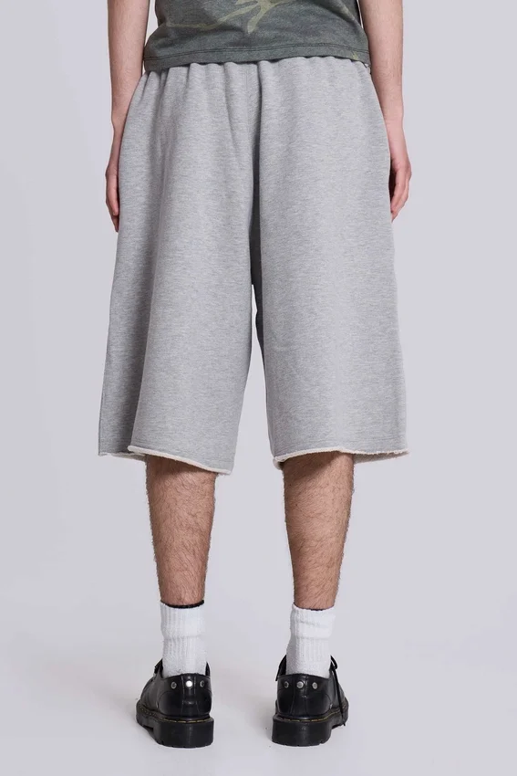 Short baggy de jogging « Monster Joggers » gris chiné