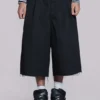 Short baggy Goliath noir clouté XL