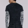 Short baggy Goliath noir clouté XL