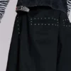 Short baggy Goliath noir clouté XL