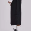 Short baggy noir Goliath XL à fines rayures