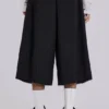 Short baggy noir Goliath XL à fines rayures