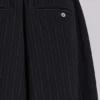 Short baggy noir Goliath XL à fines rayures