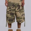 Short Cadet camouflage délavé