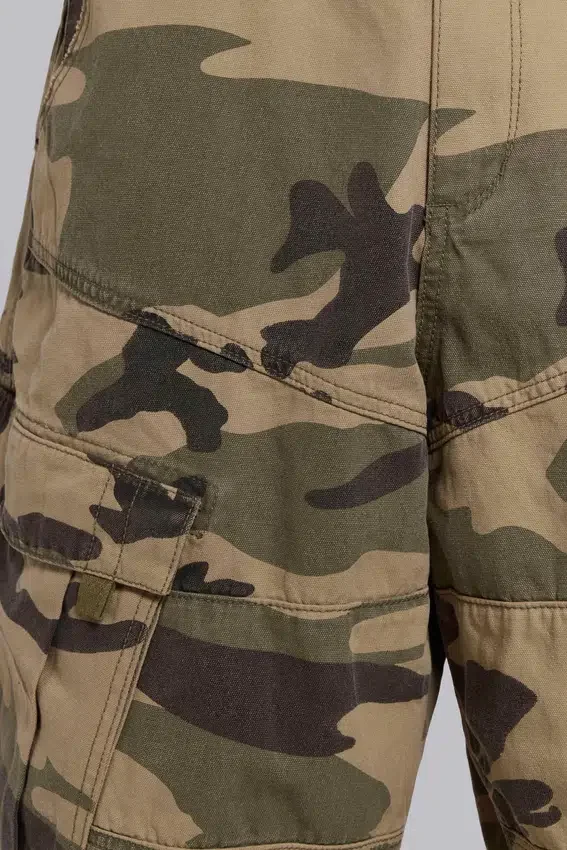 Short Cadet camouflage délavé
