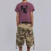 Short Cadet camouflage délavé