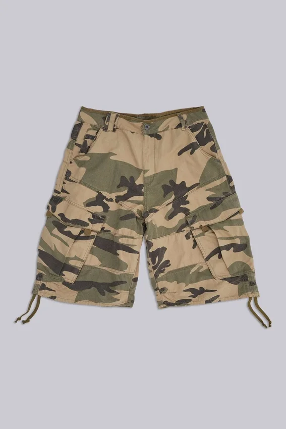 Short Cadet camouflage délavé