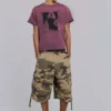 Short Cadet camouflage délavé