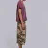 Short Cadet camouflage délavé