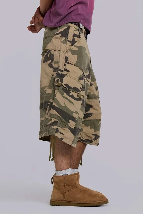 Short Cadet camouflage délavé