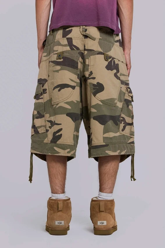Short Cadet camouflage délavé