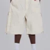 Short cargo baggy « Ecru Parachute Cargo »