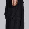 Short cargo baggy noir « Parachute Cargo »