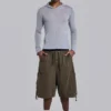 Short cargo baggy « Parachute Cargo » kaki