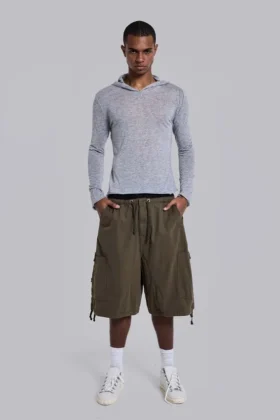 Short cargo baggy « Parachute Cargo » kaki