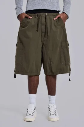 Short cargo baggy « Parachute Cargo » kaki