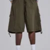 Short cargo baggy « Parachute Cargo » kaki