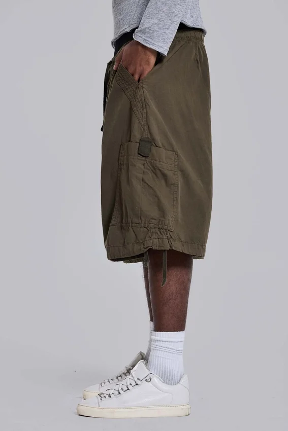 Short cargo baggy « Parachute Cargo » kaki