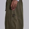 Short cargo baggy « Parachute Cargo » kaki