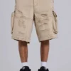 Short cargo couleur sable