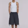 Short cargo « Vintage Grey Parachute Cargo »