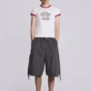 Short cargo « Vintage Grey Parachute Cargo »