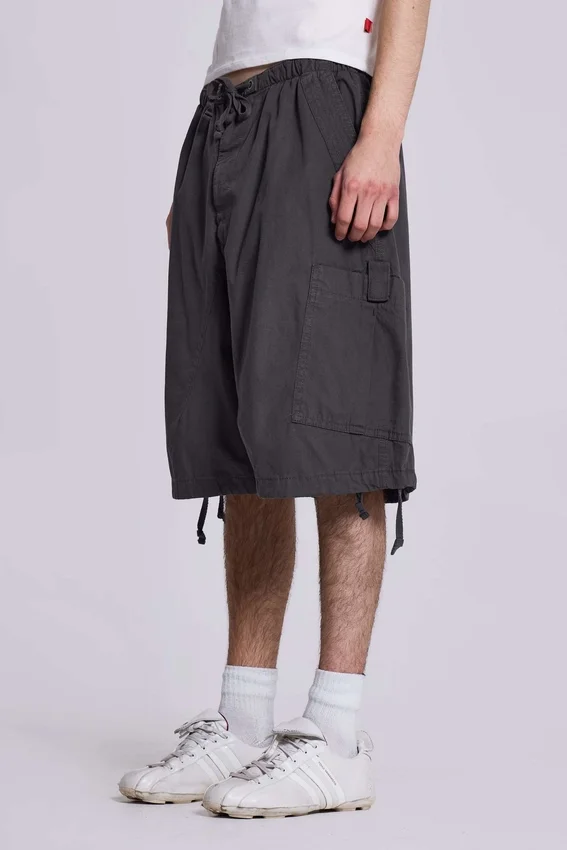 Short cargo « Vintage Grey Parachute Cargo »