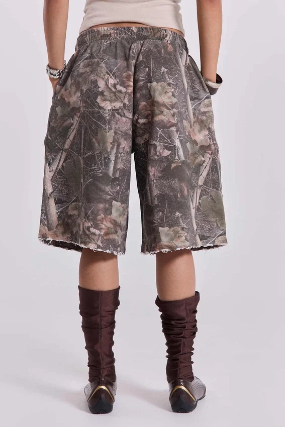 Short de jogging Monster à motif camouflage Woodland