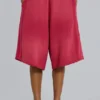 Short de jogging Monster à rayures sportives rouges