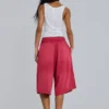 Short de jogging Monster à rayures sportives rouges