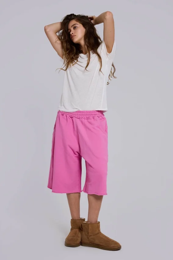 Short de jogging rose « Monster Joggers »